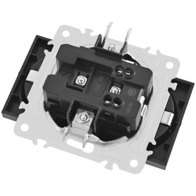 Розетка am-203 203.40-1.black