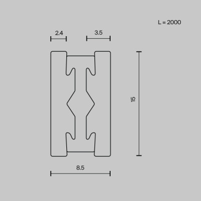 Шинопровод Busbar trunkings Flarity TRX154-112BS