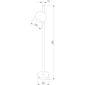 Наземный светильник Ball 35143/F
