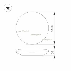 Настенно-потолочный светильник CL-FRISBEE 030108