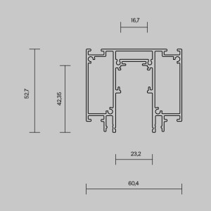 Шинопровод Busbar trunkings Exility TRX034D-422W