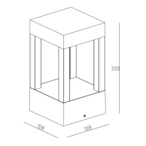 Наземный светильник  W61848-200 Gr