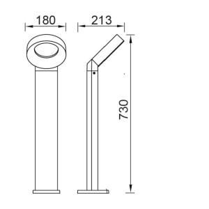 Наземный светильник  W6164S-730 Gr
