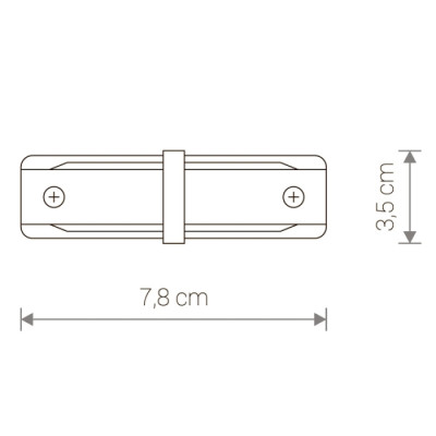 Коннектор Profile Straight Connector 9453