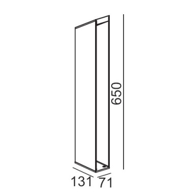 Наземный светильник  W61812-650 Gr