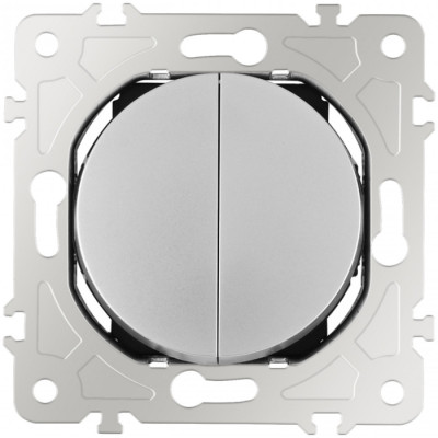 Выключатель am-202 202.32-2.silver