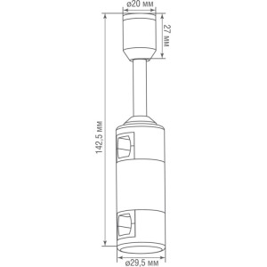 Стойка CODE 1.2 Single Stand H135 BBr DL20224