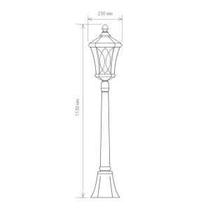 Наземный фонарь Virgo GLXT-1450F