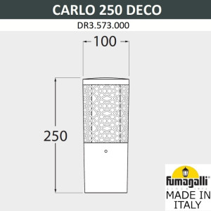 Наземный светильник Carlo Deco DR3.573.000.WXU1L