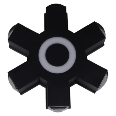 Архитектурная подсветка  08231-9.2-007U LED4W+6*3W RGB BK