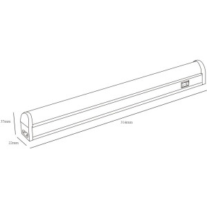 Настенно-потолочный светильник  LLED-01-04W-4000-E