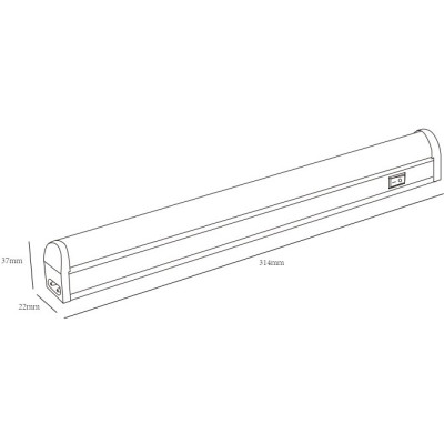 Настенно-потолочный светильник  LLED-01-04W-4000-E