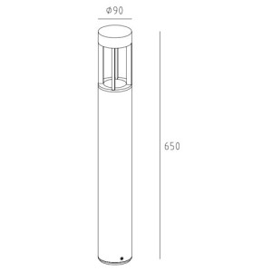Наземный светильник  W61843-650 Gr