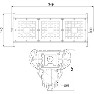 Уличный консольный светильник Галеон 31 CB-C0328041