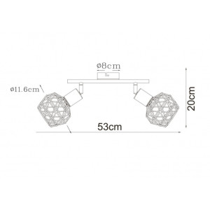 Спот Sospiro A6141AP-2WH