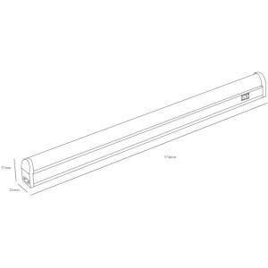 Настенно-потолочный светильник  LLED-01-08W-6500-W
