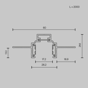 Шинопровод Busbar trunkings Exility TRXM034-422W