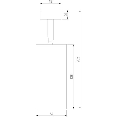 Спот Diffe 85266/01 15W 4200K белый/чёрный